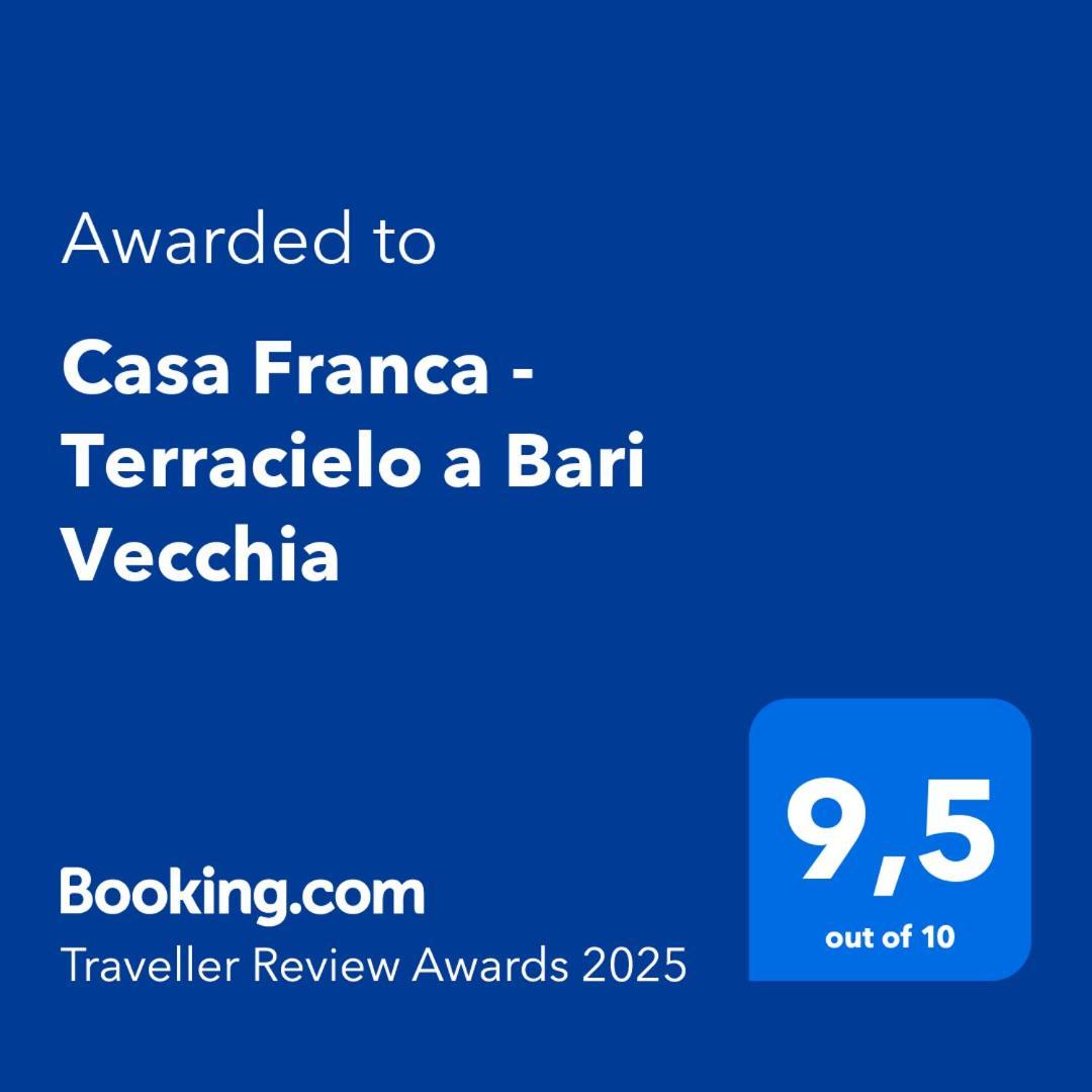 Casa Franca - Terracielo A Bari Vecchia Villa Екстериор снимка
